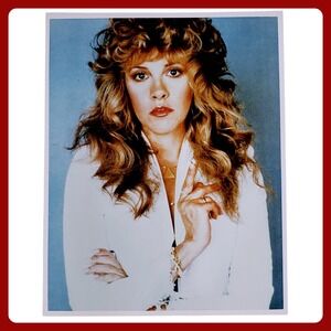 Stevie Nicks Fleetwood Mac Headshot S & M Rock Photograph Portrait 8x10 Glossy 5